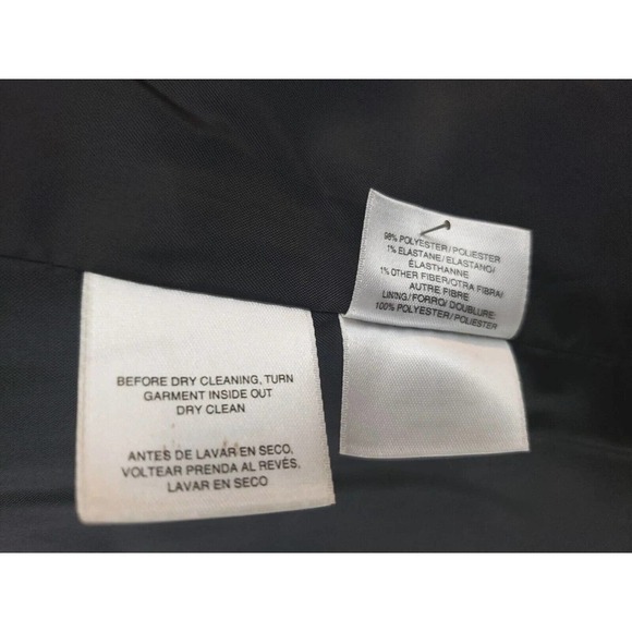 Kasper ~Woman Size 6~ Silver Quilted Jacket Long Blazer Fully Lined. - Picture 5 of 13